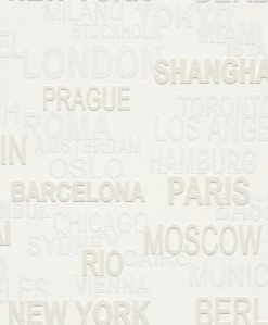 Vliestapete WALLTON 2020 - weiß - 10 Meter