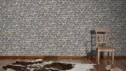 Vliestapete NEUE BUDE 2.0 - grau-braun - Stein - 10 Meter -Baumarkt Verkaufsgeschäft 9002689700 03 1600Wx1600H