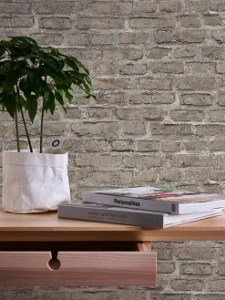 Vliestapete NEUE BUDE 2.0 - braun - Stein - 10 Meter 7 Vliestapete NEUE BUDE 2.0 - braun - Stein - 10 Meter -Baumarkt Verkaufsgeschäft 9002689800 04 1600Wx1600H