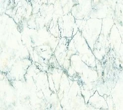 Vliestapete MATERIALS - weiß-grau - Marmor - 10 Meter