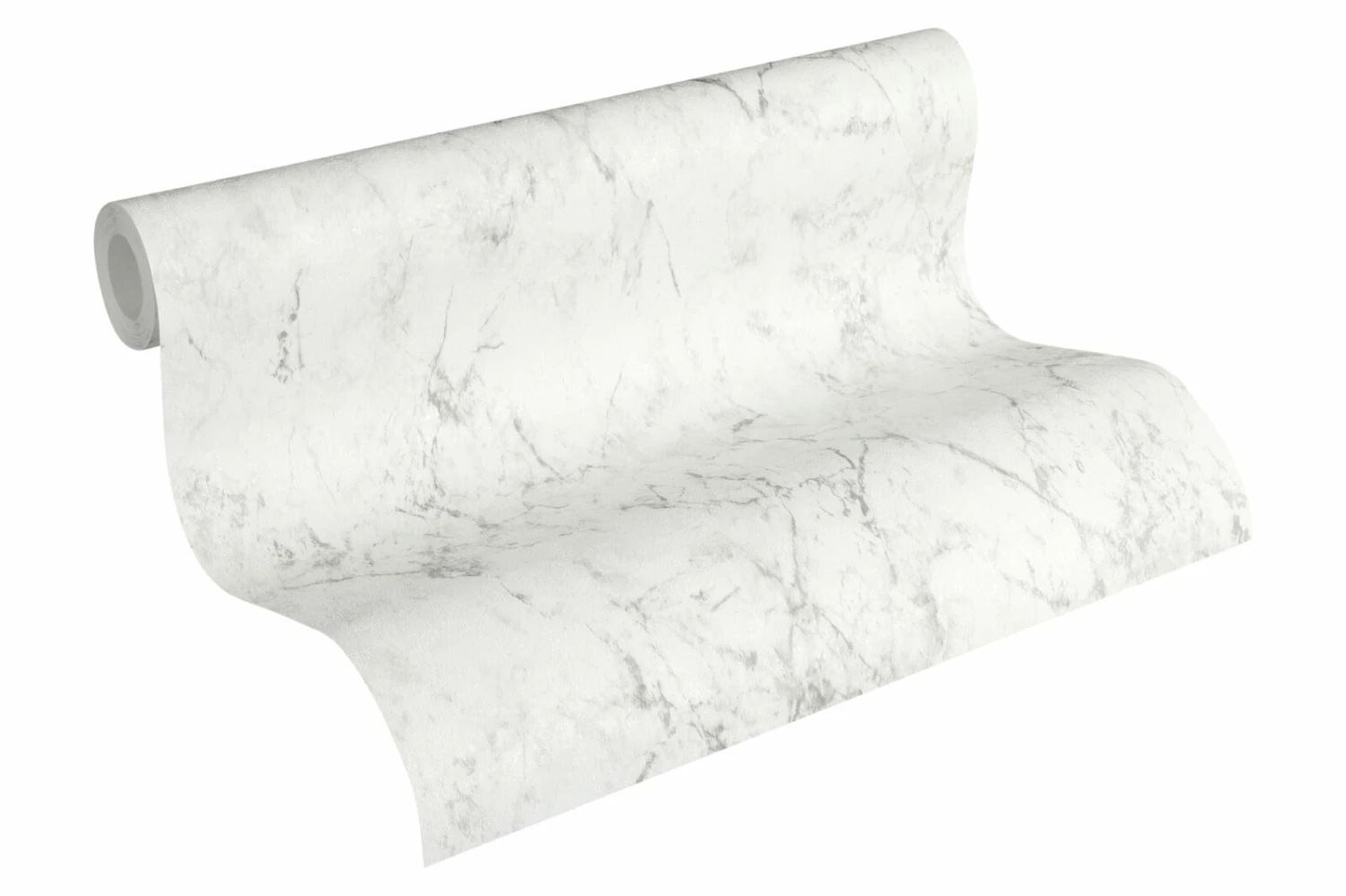 Vliestapete MATERIALS - weiß-braun - Marmor - 10 Meter 2 Vliestapete MATERIALS - weiß-braun - Marmor - 10 Meter – Bild 2