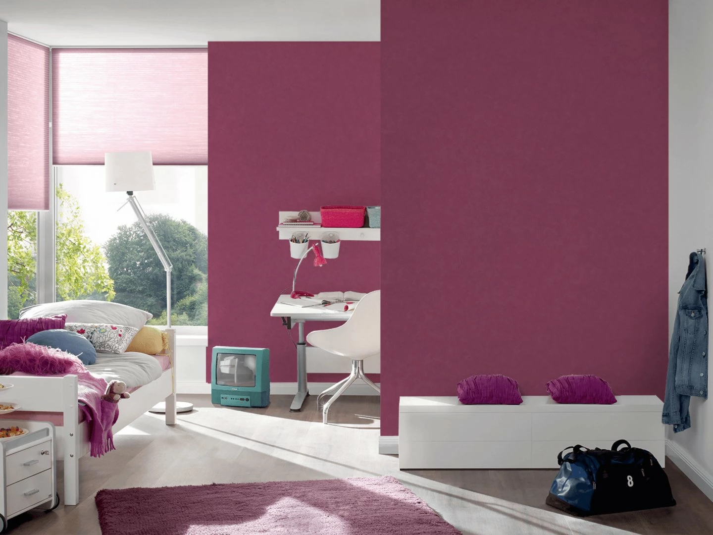 Vliestapete NEUE BUDE 2.0 - rot - 10 Meter 4 Vliestapete NEUE BUDE 2.0 - rot - 10 Meter – Bild 4