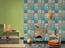 Vliestapete AUTHENTIC WALL 2 - grün - 10 Meter 6 Vliestapete AUTHENTIC WALL 2 - grün - 10 Meter -Baumarkt Verkaufsgeschäft 9002694100 03 1600Wx1600H