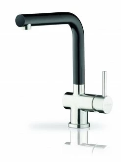 Küchen-Armatur MANDOLIN FUSION - Edelstahl-schwarz