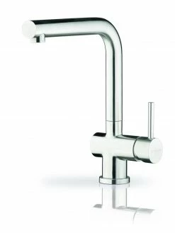 Küchen-Armatur MANDOLIN - Edelstahl massiv