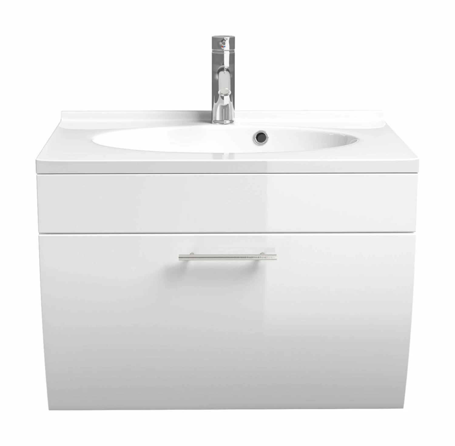 Waschtisch SALONA - weiß - 70 cm 2 Waschtisch SALONA - weiß - 70 cm – Bild 2
