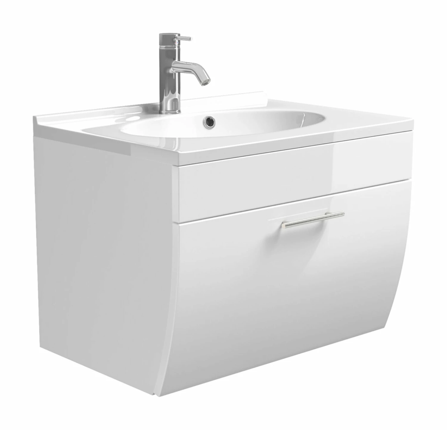 Waschtisch SALONA - weiß - 70 cm 1 Waschtisch SALONA - weiß - 70 cm