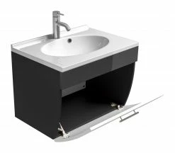 Waschtisch SALONA - anthrazit-weiß - 70 cm -Baumarkt Verkaufsgeschäft 9003346000 03 1600Wx1600H