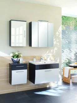 Waschtisch SALONA - anthrazit-weiß - 70 cm -Baumarkt Verkaufsgeschäft 9003346000 04 1600Wx1600H