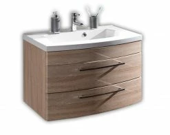 Waschtisch RIMA - Eiche hell - mit Waschbecken - 82 cm -Baumarkt Verkaufsgeschäft 9003359200 09 1600Wx1600H