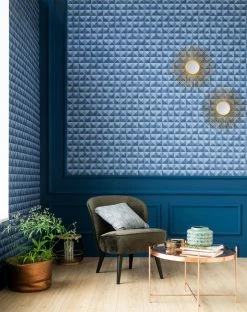 Vliestapete AUTHENTIC WALL 2 - blau - 10 Meter -Baumarkt Verkaufsgeschäft 9003721400 03 1600Wx1600H