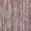 Vliestapete - BOHO LOVE - Holz - beige-rot-lila - 10 Meter