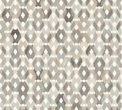 Vliestapete - COLIBRI - Raute - grau-beige-braun - 10 Meter