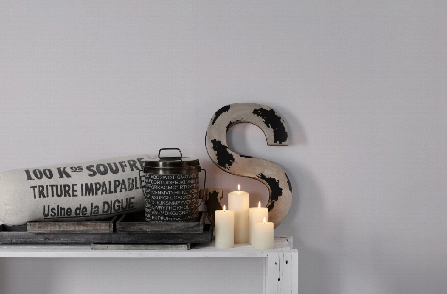 Vliestapete Designdschungel by Laura N.- grau - Grafik - 10 Meter 3 Vliestapete Designdschungel by Laura N.- grau - Grafik - 10 Meter – Bild 3