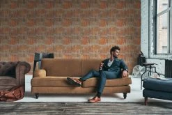 Vliestapete - MATERIAL - Stahlwand - braun-grau-metallic - 10 Meter -Baumarkt Verkaufsgeschäft 9003737800 04 1600Wx1600H