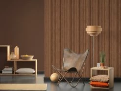 Vliestapete - MATERIAL - Streifen - braun - 10 Meter -Baumarkt Verkaufsgeschäft 9003738000 03 1600Wx1600H