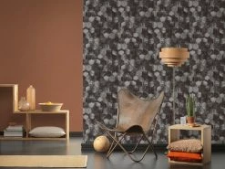 Vlietapete MATERIALS - orange-braun - 10 Meter -Baumarkt Verkaufsgeschäft 9003740700 04 1600Wx1600H