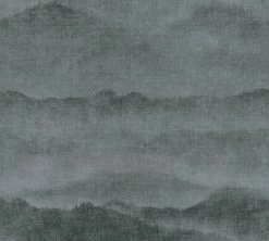 Vliestapete - PARADISE GARDEN - Berge - schwarz - 10 Meter