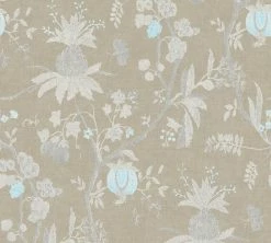 Vliestapete - braun-grau-blau - 10 Meter