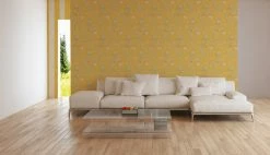 Vliestapete - gelb-grün - 10 Meter -Baumarkt Verkaufsgeschäft 9003743100 03 1600Wx1600H