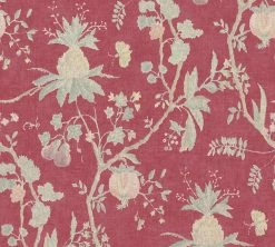 Vliestapete - braun-rot-rosa - 10 Meter