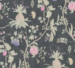 Vliestapete - rosa-schwarz-braun - 10 Meter