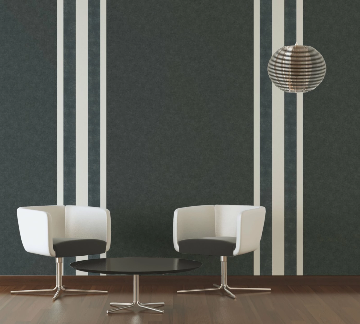 Vliestapete - schwarz - 10 Meter 2 Vliestapete - schwarz - 10 Meter – Bild 2