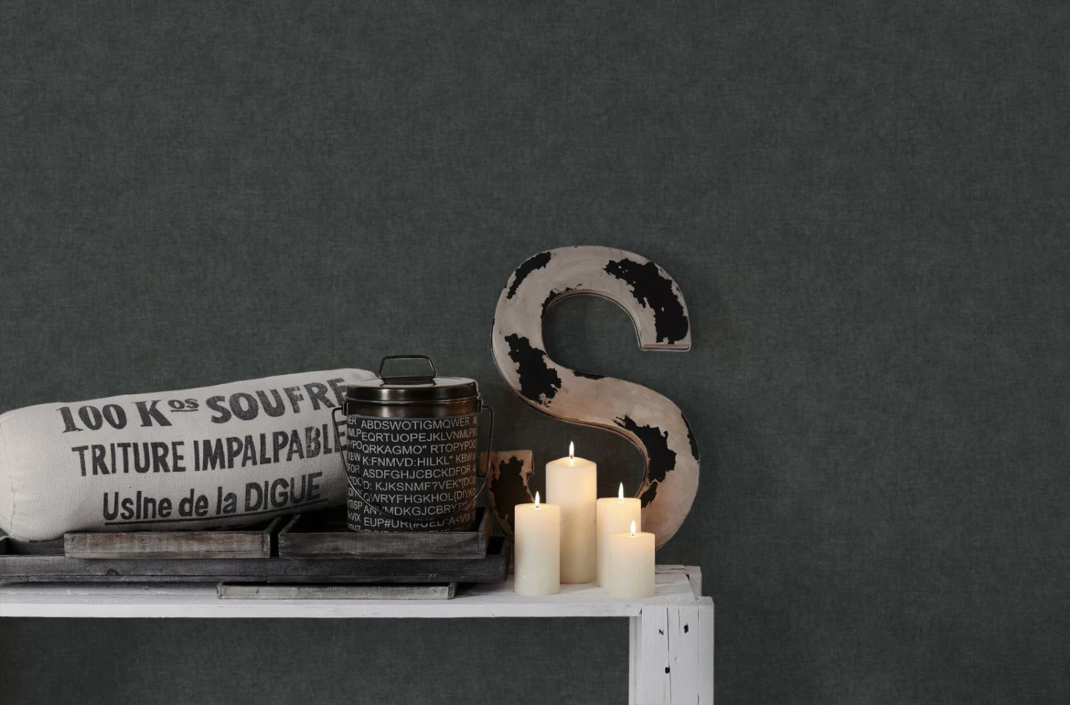 Vliestapete - schwarz - 10 Meter 4 Vliestapete - schwarz - 10 Meter – Bild 4