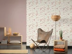 Vliestapete - rot-rosa-weiß - Modern - 10 Meter -Baumarkt Verkaufsgeschäft 9003747300 04 1600Wx1600H