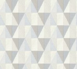 Vliestapete - blau-grau-braun - Modern - 10 Meter