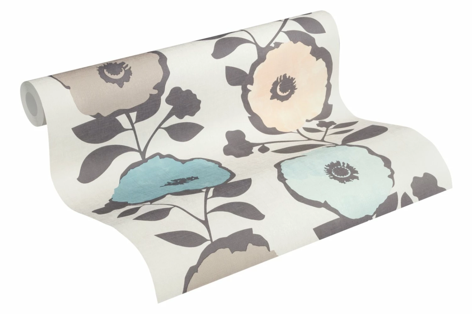 Vliestapete SCANDINAVIAN 2 - orange-blau-grün - 10 Meter 2 Vliestapete SCANDINAVIAN 2 - orange-blau-grün - 10 Meter – Bild 2