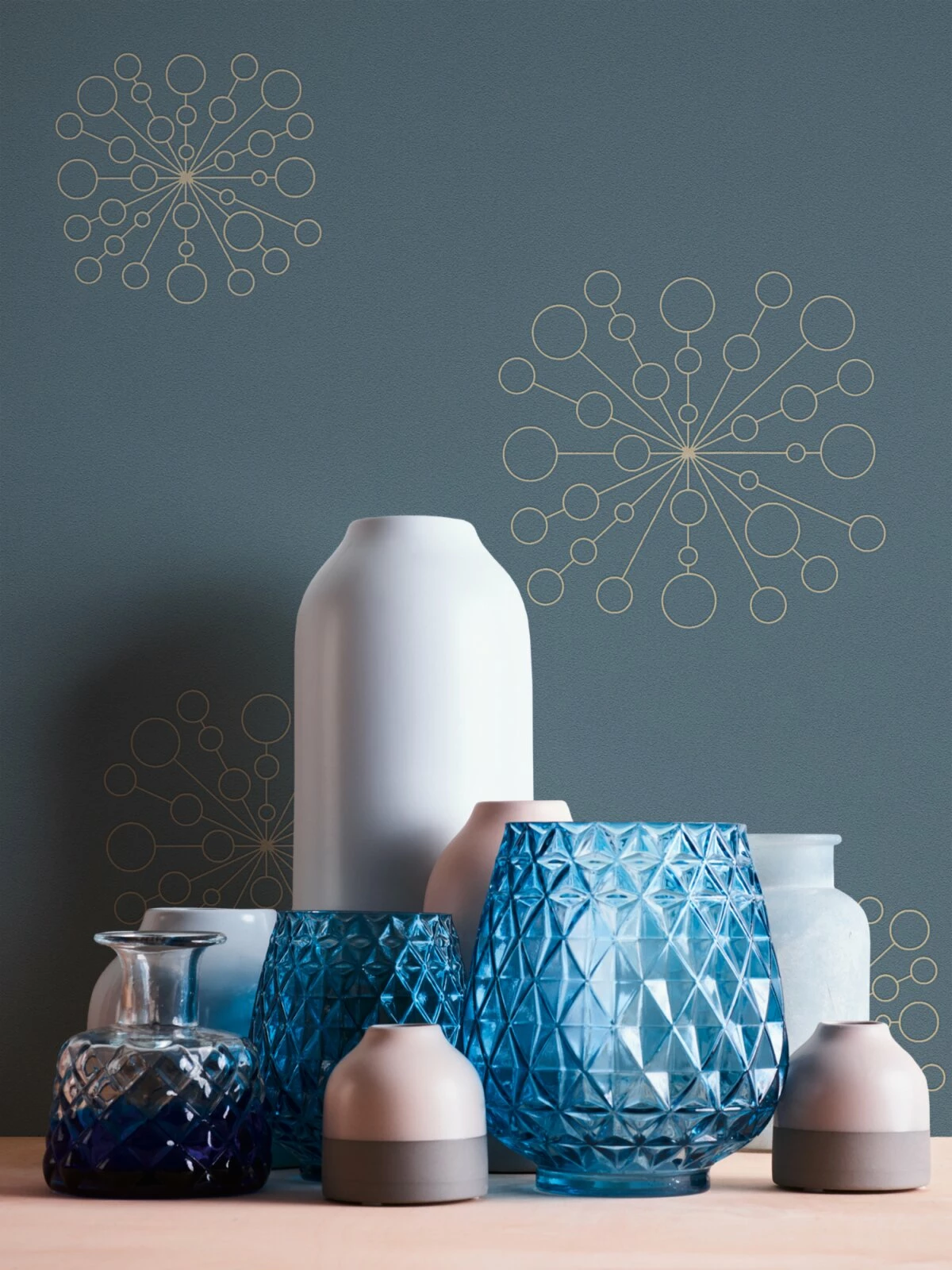 Vlietapete SCANDINAVIAN 2 - grün metallic - 10 Meter 4 Vlietapete SCANDINAVIAN 2 - grün metallic - 10 Meter – Bild 4