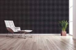 Vliestapete SCANDINAVIAN 2 - schwarz-lila - 10 Meter -Baumarkt Verkaufsgeschäft 9003749400 03 1600Wx1600H