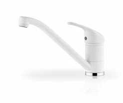 Küchen-Armatur - Granit snow - Messing - Hochdruck