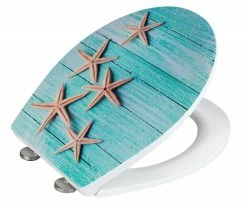 WENKO WC-Sitz MEDIASTER - Seesterne - Absenkautomatik 5 WENKO WC-Sitz MEDIASTER - Seesterne - Absenkautomatik -Baumarkt Verkaufsgeschäft 9003863100 03 1600Wx1600H