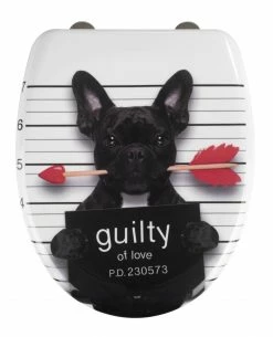 WENKO Premium WC-Sitz GUILTY DOG - Absenkautomatik