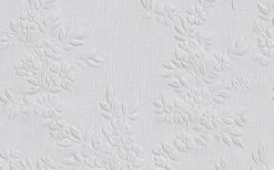 Erfurt Papierprägetapete Novaboss 341 - weiß - 10 Meter