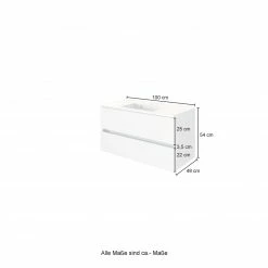 Waschtisch LUCCA - Wotan Eiche-grafitgrau - 100 cm 7 Waschtisch LUCCA - Wotan Eiche-grafitgrau - 100 cm -Baumarkt Verkaufsgeschäft 9004339400 04 1600Wx1600H