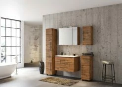 Waschtisch LUZERN - Wotaneiche - 80 cm breit -Baumarkt Verkaufsgeschäft 9004342300 04 1600Wx1600H