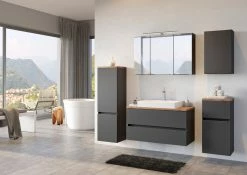 Waschtisch PIENZA - grau - 100 cm -Baumarkt Verkaufsgeschäft 9004344500 03 1600Wx1600H