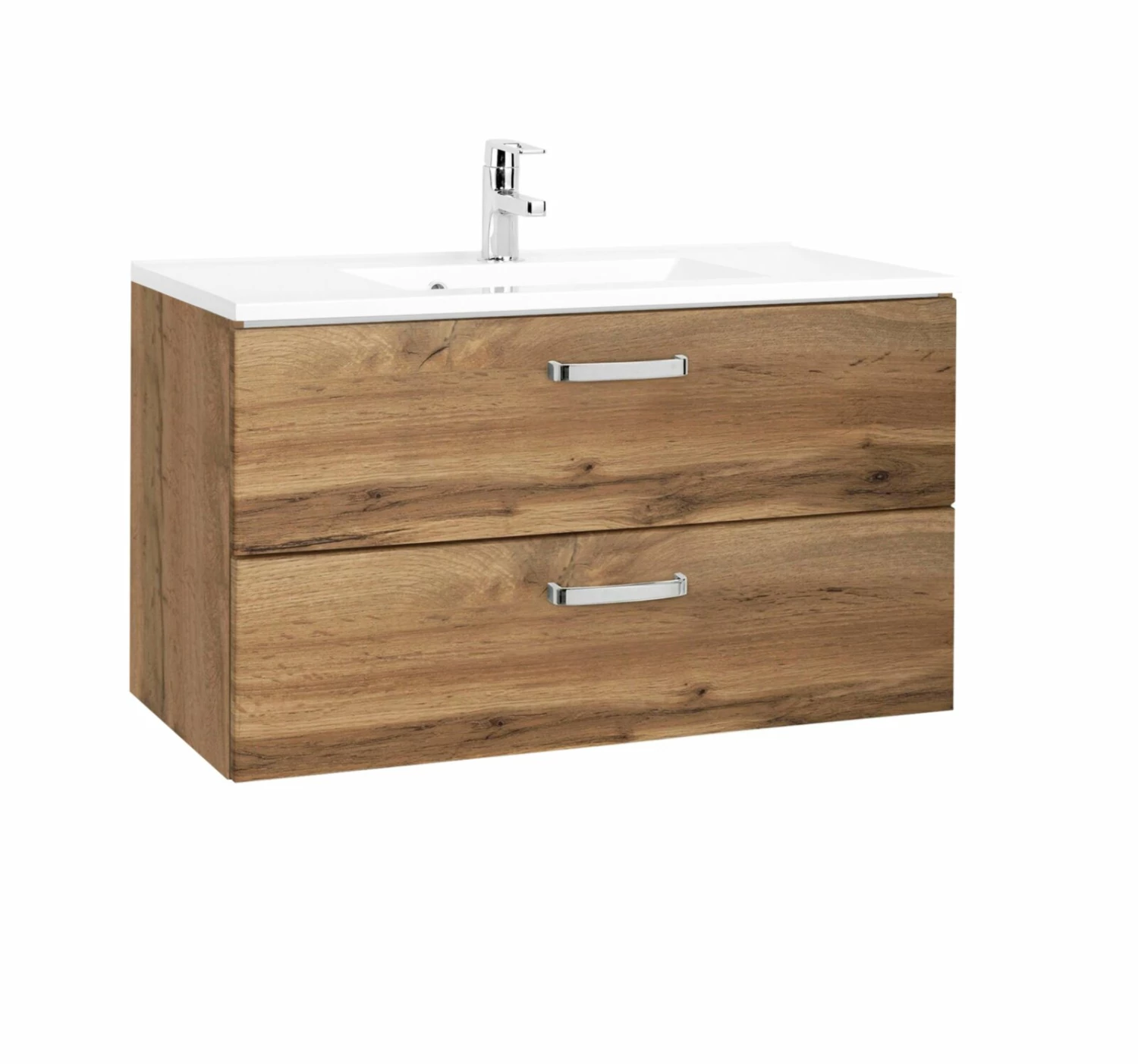 Waschtisch BOLOGNA - Wotan Eiche - 90 cm 1 Waschtisch BOLOGNA - Wotan Eiche - 90 cm