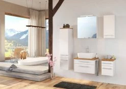 Waschtisch DAVOS - weiß - Wotaneiche - 60 cm breit 7 Waschtisch DAVOS - weiß - Wotaneiche - 60 cm breit -Baumarkt Verkaufsgeschäft 9004361300 04 1600Wx1600H