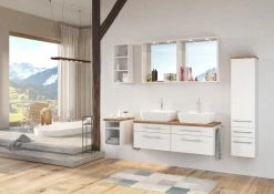 Waschtisch DAVOS - weiß - 2 Becken - 120 cm breit 7 Waschtisch DAVOS - weiß - 2 Becken - 120 cm breit -Baumarkt Verkaufsgeschäft 9004362800 04 1600Wx1600H