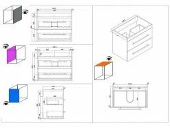 Waschtisch ARTEMIS - Eiche hell - mit Waschbecken - 75,5 cm 6 Waschtisch ARTEMIS - Eiche hell - mit Waschbecken - 75,5 cm -Baumarkt Verkaufsgeschäft 9004393900 03 1600Wx1600H