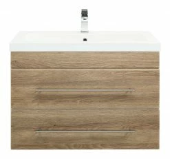 Waschtisch AURORA - Eiche hell - mit Waschbecken - 86 cm -Baumarkt Verkaufsgeschäft 9004406700 04 1600Wx1600H