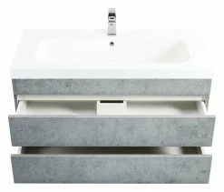 Waschtisch KALI - Betonoptik - grifflos - 90 cm -Baumarkt Verkaufsgeschäft 9004407300 03 1600Wx1600H