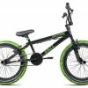 KS Cycling BMX-Bike Freestyle FATT 20'' - schwarz-grün glänzend