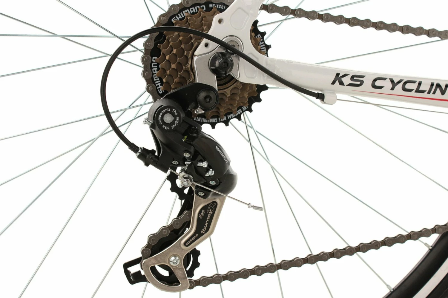 KS Cycling Fitnessbike Lightspeed 28'' - weiß - 58 cm Rahmenhöhe 3 KS Cycling Fitnessbike Lightspeed 28'' - weiß - 58 cm Rahmenhöhe – Bild 3