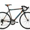 KS Cycling Rennrad Piccadilly 28'' - schwarz-orange-blau - 56 cm