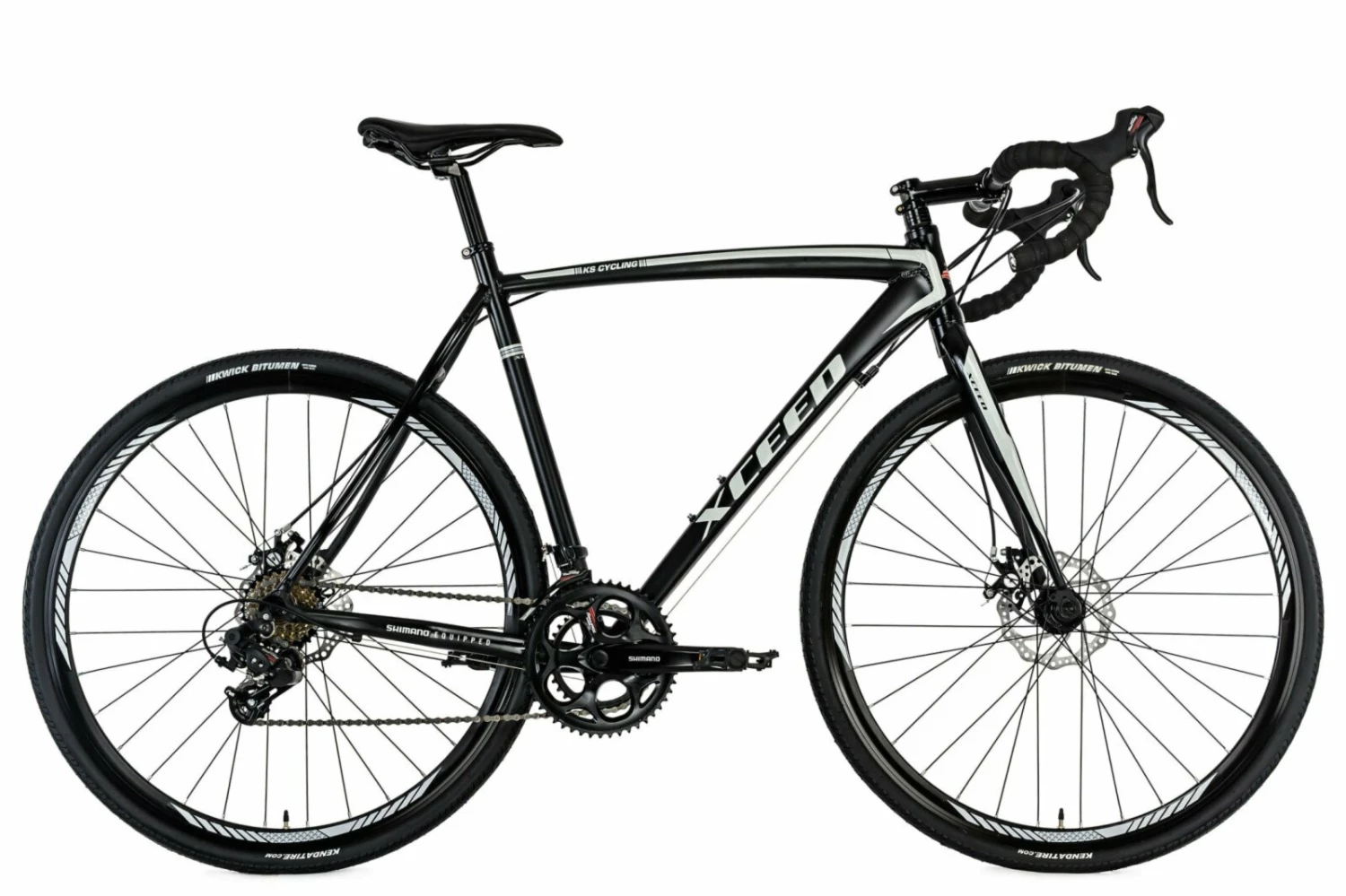 KS Cycling Gravelbike Rennrad Xceed 28'' - schwarz-grau 1 KS Cycling Gravelbike Rennrad Xceed 28'' - schwarz-grau